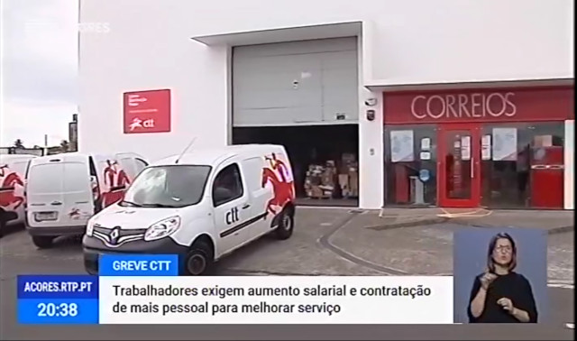 Trabalhadores dos CTT em greve