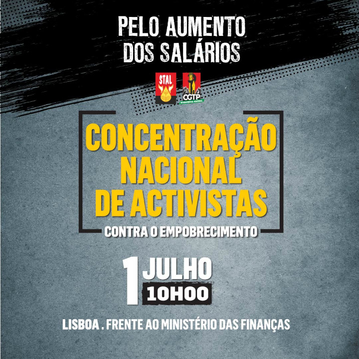 STAL divulga Carta Aberta ao Governo e às Autarquias contra o empobrecimento