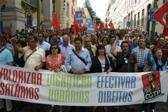 marcha defesa da contratação colectiva