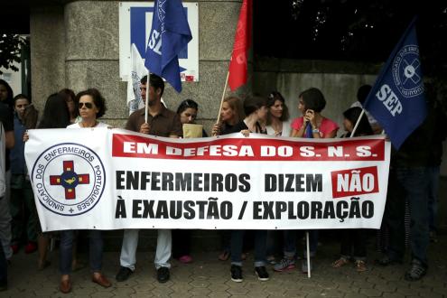 enfermeiros greve