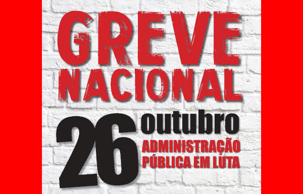cartaz GREVE 26 out 