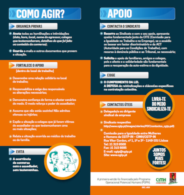 trabalho assedio