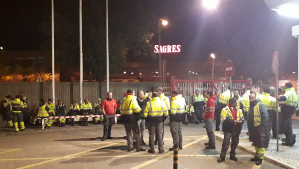 cerveja sagres greve