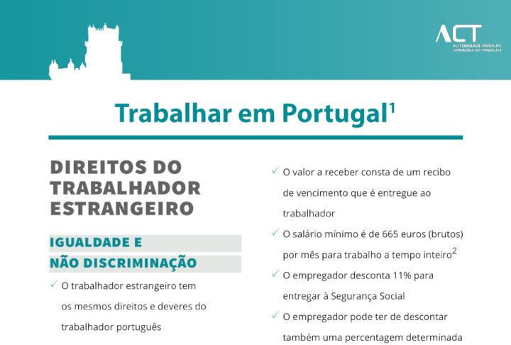 Ler AQUI os direitos do trabalhador estrangeiro 